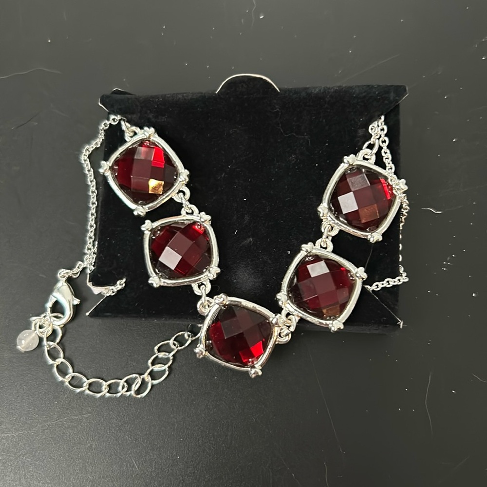 Avon Cushion Cut Collar Necklace